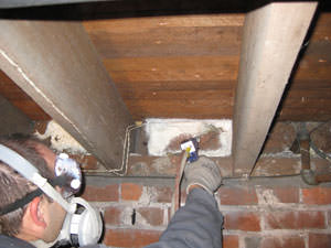 A Spray Foam Installation in Carriere